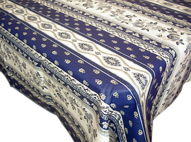 Coated tablecloth (Marat d'Avignon / Avignon. navy blue) Coated tablecloth (Marat d'Avignon / Avignon. navy blue)